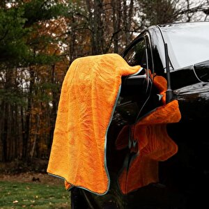 Klin Drying Zero Hd Plus Mikrofiber Kurulama Havlusu 950 Gsm Uzun Tüylü (turuncu) - 90x70 Cm