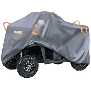 Haegs Utv Brandası, Utv Koruma Kılıfı, Örtüsü,  2-3 Kişilik Utv Için (m-350-175-180cm) Gri