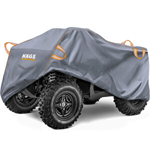 Haegs Atv Brandası, Atv Koruma Kılıfı, Örtüsü Su Geçirmez Dış Mekan Ağır Hizmet Tipi, 4 Mevsim (xl-210-120-115cm) - Gri