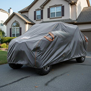 Haegs Utv Brandası, Utv Koruma Kılıfı, Çift Sıra Koltuklu 4-6 Kişilik Plus Utv Için (xl-420-175-190cm) Gri