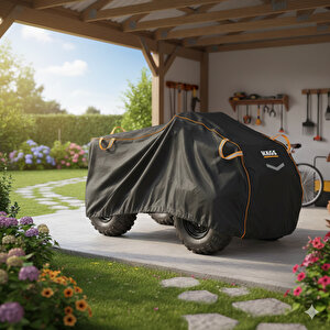 Haegs Atv Brandası, Atv Koruma Kılıfı, Örtüsü Su Geçirmez Dış Mekan Ağır Hizmet Tipi, 4 Mevsim (xl-210-120-115cm) - Siyah