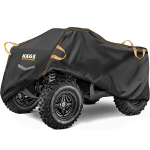 Haegs Atv Brandası, Atv Koruma Kılıfı, Örtüsü Su Geçirmez Dış Mekan Ağır Hizmet Tipi, 4 Mevsim (xxl-220-95-105) - Siyah