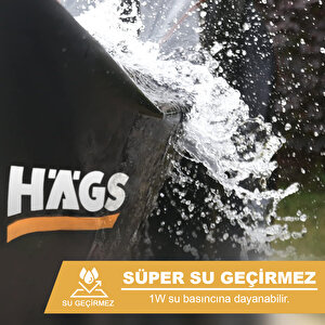 Haegs Motosiklet Brandası, Motor Kılıfı, Rüzgar, Toz Geçirmez, Motor Garaj Brandası, Kışa Dayanıklı (xl:245x95x125 Cm) - Siyah