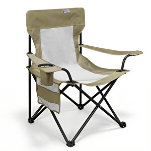 Haegs Kamp Sandalyesi, Outdoor, Plaj Ve Piknik Için Katlanır Kamp Sandalyesi,g Taşıma Kapasiteli, Standart Boy - Yeşil