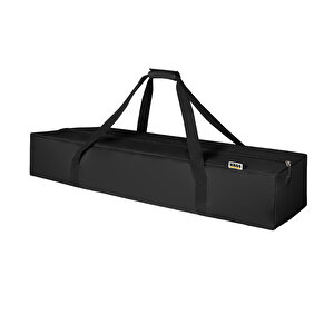 Haegs Taşıma Çantası, İnce Uzun Çok Amaçlı Alet Tripod Olta Çantası, Fermuarlı Dayanıklı 35l (115 X 18 X 18 Cm) Siyah