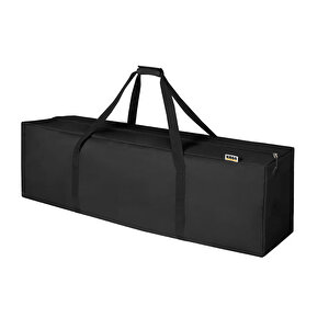 Haegs Taşıma Çantası, Fermuarlı Dayanıklı Seyahat Spor Hurç, Valiz, 95l (105 X 25 X 36 Cm) - Siyah