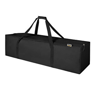 Haegs Taşıma Çantası, Uzun Kare Çok Amaçlı Fermuarlı Dayanıklı Seyahat Spor Hurç, Valiz, 135l (125 X 33 X 33 Cm) - Siyah
