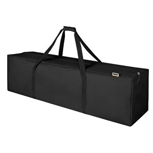 Haegs Taşıma Çantası, Çok Amaçlı Fermuarlı Dayanıklı Seyahat Hurç, Valiz, 155l (105 X 38 X 39 Cm) - Siyah