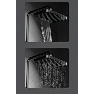 Lüks Bakır Gövde Dijital Ekranlı Duş Sistemi Dijital Isı Göstergeli Premium Piyano Duş Takımı