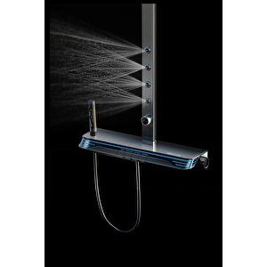 Premium Dijital Piyano Duş Seti - Led Isı Göstergeli Ve Renk Değiştiren Ambiyanslı Tam Bakır Gövde