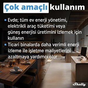 Shelly Pro 3em 3ct 63 Din Ray Akıllı 3 Faz Enerji Ölçer