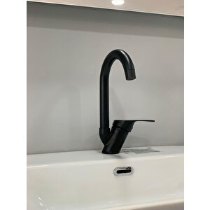 Siyah Batarya Seti Sürgülü Duş Seti Kare