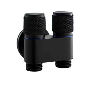 Siyah Taharetmatik Şattaf Seti Çift Yönlü Taharet Musluğu Kolay Montajlı Klozet Banyo Temizleme Set