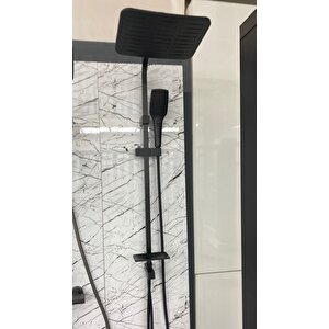 Siyah Banyo Batarya Seti Kare