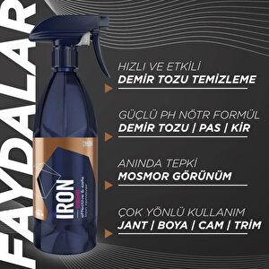 Gyeon Q²m Iron Wheel Cleaner Redefined Jant Temizleyici Demir Tozu Balata Tozu Çözücü - 500 Ml