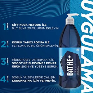 Gyeon Q²m Bathe+ Plus Seramik Bazlı Ph Nötr Cilalı Oto Şampuanı 1000 Ml Su İtici Araç Yıkama Köpüğü