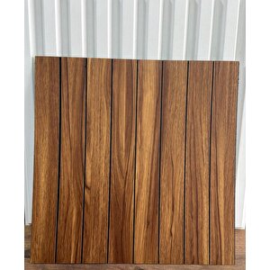 Kendinden Yapışkanlı Meşe Girintili 3d Akustik Esnek Lambiri 40cmx40cm Duvar Paneli Kağıdı Nw198