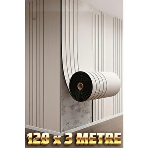 120cm X 3 Metre Rulo Premium Sxp Krem Yapışkanlı Duvar Paneli Kağıdı Ev Ofis Otel Kld-kc-mw802 Crema