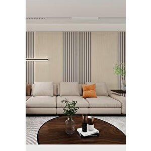 120cm X 3 Metre Rulo Premium Sxp Krem Yapışkanlı Duvar Paneli Kağıdı Ev Ofis Otel Kld-kc-mw802 Crema