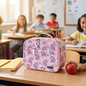 Haegs Çocuk Beslenme Çantası, I, Kreş Ve Okul İçin Küçük Öğrenci Öğle Yemeği Kutusu - Unicorn