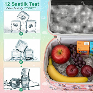 Haegs Çocuk Beslenme Çantası, I, Kreş Ve Okul İçin Küçük Öğrenci Öğle Yemeği Kutusu - Unicorn