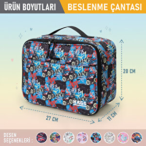 Haegs Çocuk Beslenme Çantası,  Kreş Ve Okul İçin Küçük Öğrenci Öğle Yemeği Kutusu - Monster Truck