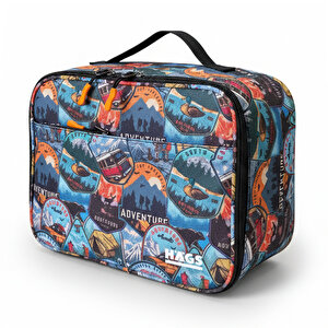 Haegs Çocuk Beslenme Çantası,  Kreş Ve Okul İçin Küçük Öğrenci Öğle Yemeği Kutusu - Adventure