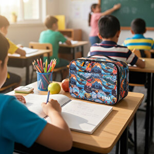 Haegs Çocuk Beslenme Çantası,  Kreş Ve Okul İçin Küçük Öğrenci Öğle Yemeği Kutusu - Adventure