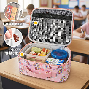 Haegs Çocuk Beslenme Çantası, I, Kreş Ve Okul İçin Küçük Öğrenci Öğle Yemeği Kutusu - Swan