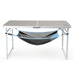 Haegs Masa Altı Saklama Filesi, Kamp Piknik Outdoor Için  Organizer Kese Hurç File - Xl - 80x40 Cm - Mavi