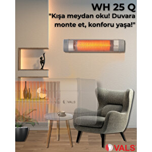 Wh 25 Q Vals Duvar Tipi Quartz Isıtıcı