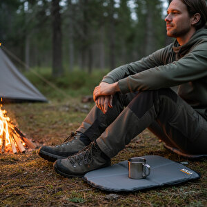 Haegs Outdoor Oturma Minderi, Kamp Matıtermal Oturma Minderi - Gri