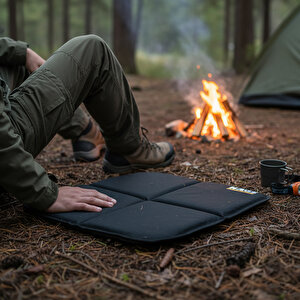 Haegs Outdoor Oturma Minderi, Kamp Matıtermal Oturma Minderi, Siyah