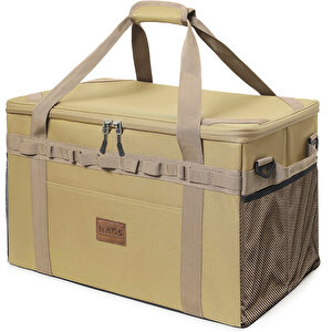 Haegs Araba Bagaj Organizer Çanta, Çok Amaçlı Termal Çanta,  Taktik, Yalıtımlı Soğutucu Yemek Taşıma Çantası, 45 Lt, Haki