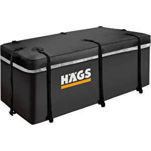 Haegs Araç Üstü Bagaj Çantası, Pickup Bagaj Içi Çantası, Için (üst Rafı, Çıtası Olan Veya Olmayan) 540l (150 X 60 X 60cm) Siyah - Gri