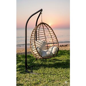Liv Concept Rattan Tekli Bahçe Salıncağı - Konfor Serisi