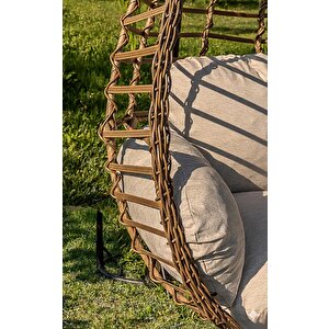 Liv Concept Rattan Tekli Bahçe Salıncağı - Konfor Serisi