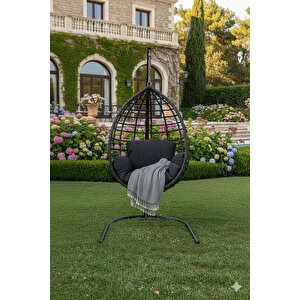 Liv Concept Oscar Lüks Rattan Bahçe Ve Balkon Salıncağı