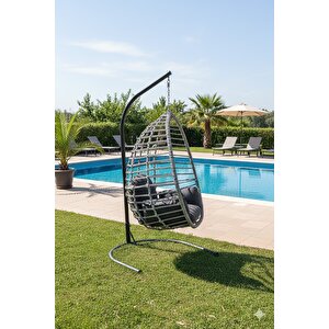 Lüx Bohem Örgü Bahçe Ve Balkon Salıncağı