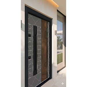 Lüks Villa Serisi – Antrasit Çelik Kapı