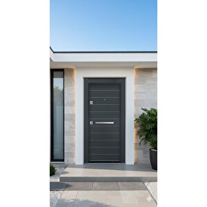 Antrasit Modern Villa Giriş Kapısı