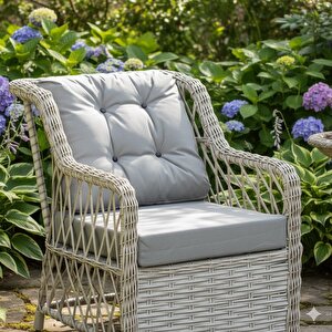 Natura Elite El Örmesi Doğal Rattan Bahçe Koltuğu