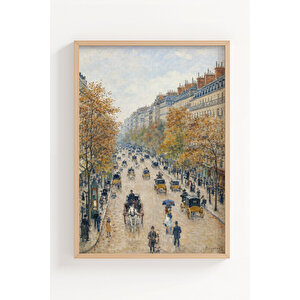 Impressionist Art Classic 3’lü Ahşap Çerçeveli Tablo Seti 30x42 cm