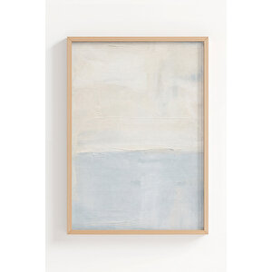 Soft Minimal Abstract Nature 3’lü Ahşap Çerçeveli Tablo Seti 30x42 cm