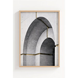 Modern Luxury Abstract Nature 3’lü Ahşap Çerçeveli Tablo Seti 21x30 cm