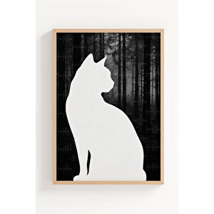 Zıt Dünyalar 3’lü Ahşap Çerçeveli Tablo Seti 50x70 cm