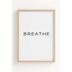 Minimal Geometrik Ve İlham Verici Söz 3’lü Ahşap Çerçeveli Tablo Seti