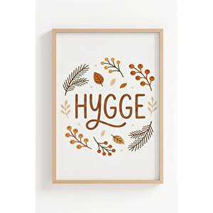 Hygge Nordic Nature 3’lü Ahşap Çerçeveli Tablo Seti – İskandinav Duvar Dekoru 50x70 cm