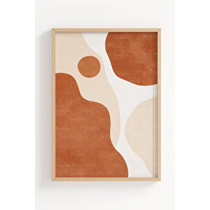 Minimal Doğa & Dokular 3’lü Ahşap Çerçeveli Tablo Seti 21x30 cm