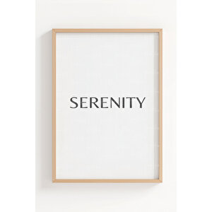 Serenity Minimal İnsan Figürü 3’lü Ahşap Çerçeveli Tablo Seti 30x42 cm
